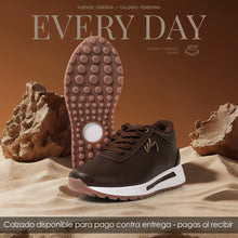 Cargar imagen en el visor de la galería, TENIS  VZ BROWN DAMA
