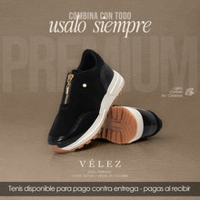 Cargar imagen en el visor de la galería, TENIS  VLZ CASUAL BLACK
