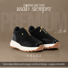 Cargar imagen en el visor de la galería, TENIS  VLZ CASUAL BLACK
