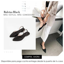 Cargar imagen en el visor de la galería, BALETA NEGRO VLEZ MUJER

