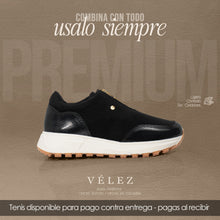 Cargar imagen en el visor de la galería, TENIS  VLZ CASUAL BLACK

